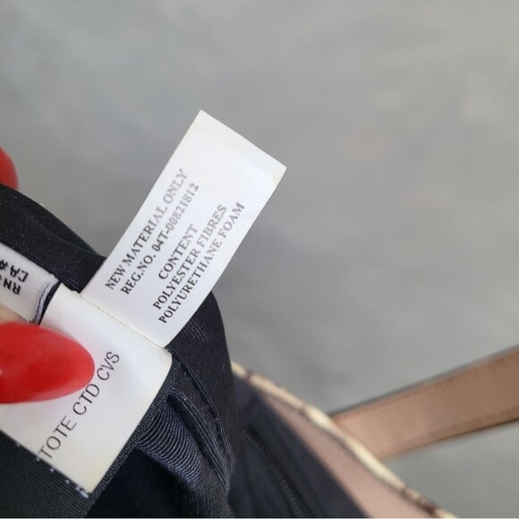 Diane Von Furstenberg Ready To Go Pocket Tote Funky Zebra Bag 17x11x6 DVF - Picture 10 of 12